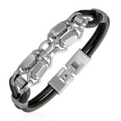 Snygg design armband & gummi.